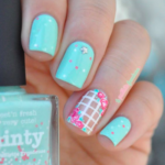 35 Pink And White Nails