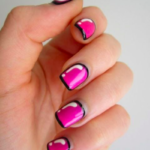 35 Pink And White Nails