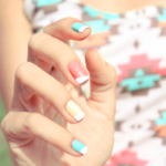 35 Pink And White Nails