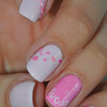 35 Pink And White Nails