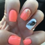 coral nails