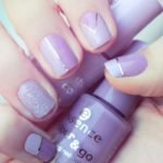 Lilac Geometric And Gold