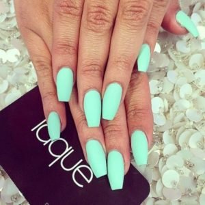 Mint Green Nails
