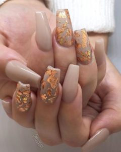 nude coffin nails