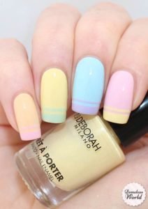 pastel nail art