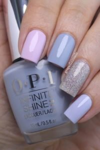 blue pastel nail art