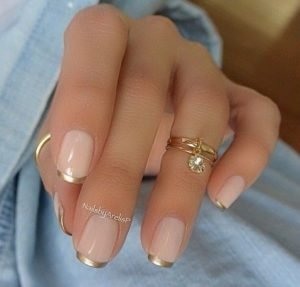 gold tip nails