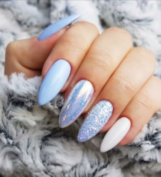 30 Blue Nails You Must Try This Season