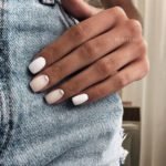 minimalist design with silver cuticles