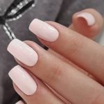 pink nude Gel Nails