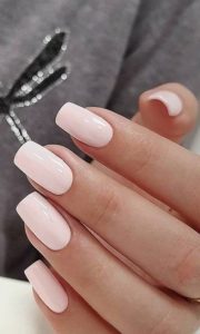 pink nude Gel Nails