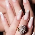 French Manicure Stiletto