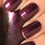 Burgundy Nails with a Purple Hue