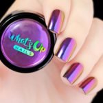 Purple Nail Designs – Chrome Effect