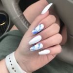 MArble Acrylic Nails