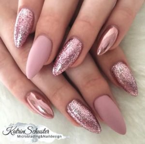 Matte Pink Sparkle