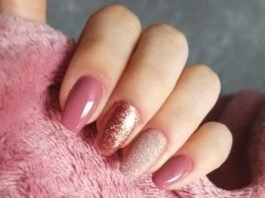 Rose Gold Nails