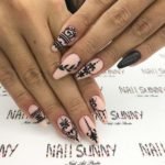 black with patterns