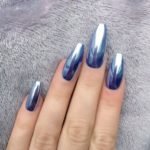 blue holographic