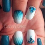 lmond blue nails