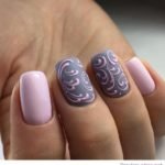 pastel pink and gray