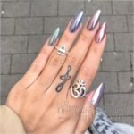 rainbow metalic nail polish