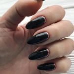 black nail look