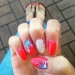 festive 4th of July nails