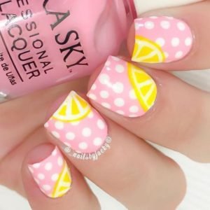 pink polka dot lemon