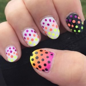 bright polka dots