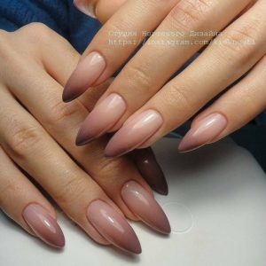 nude fall ombre