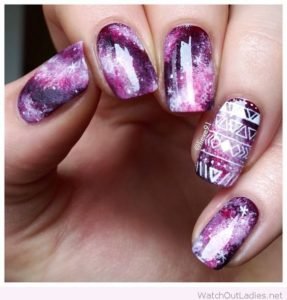 purple white galaxy