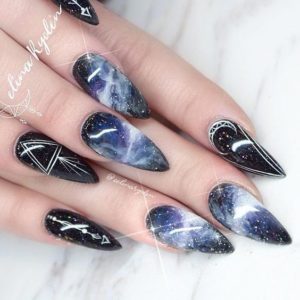 pointed galaxy shapes