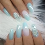 pastel coffin nails acrylics