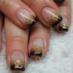 black gold ombre