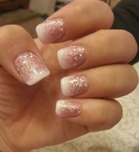 glitter ombre
