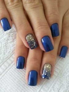 cobalt blue glitter