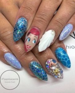under the sea mermaid nails