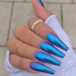 metallic blue
