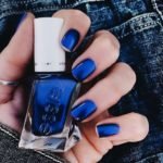 metallic blue chrome