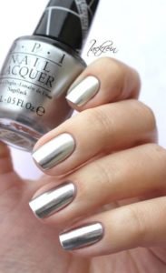 simple silver chrome