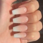 nude long with glitter