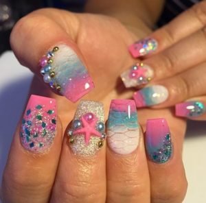 Mermaid Nails Inspiration: 35 Mermaid Nail Art Designs