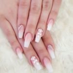 super elegant diamond nails