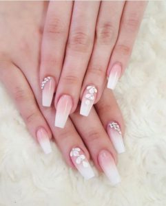 super elegant diamond nails