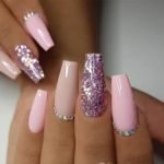super nice diamond nails