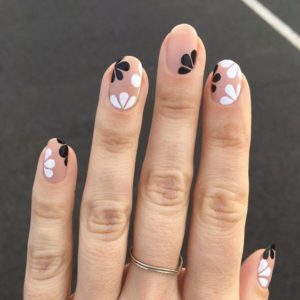 modern clear nails