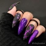 black purple design