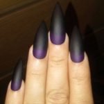 black purple ombre