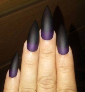 gothic purple ombre